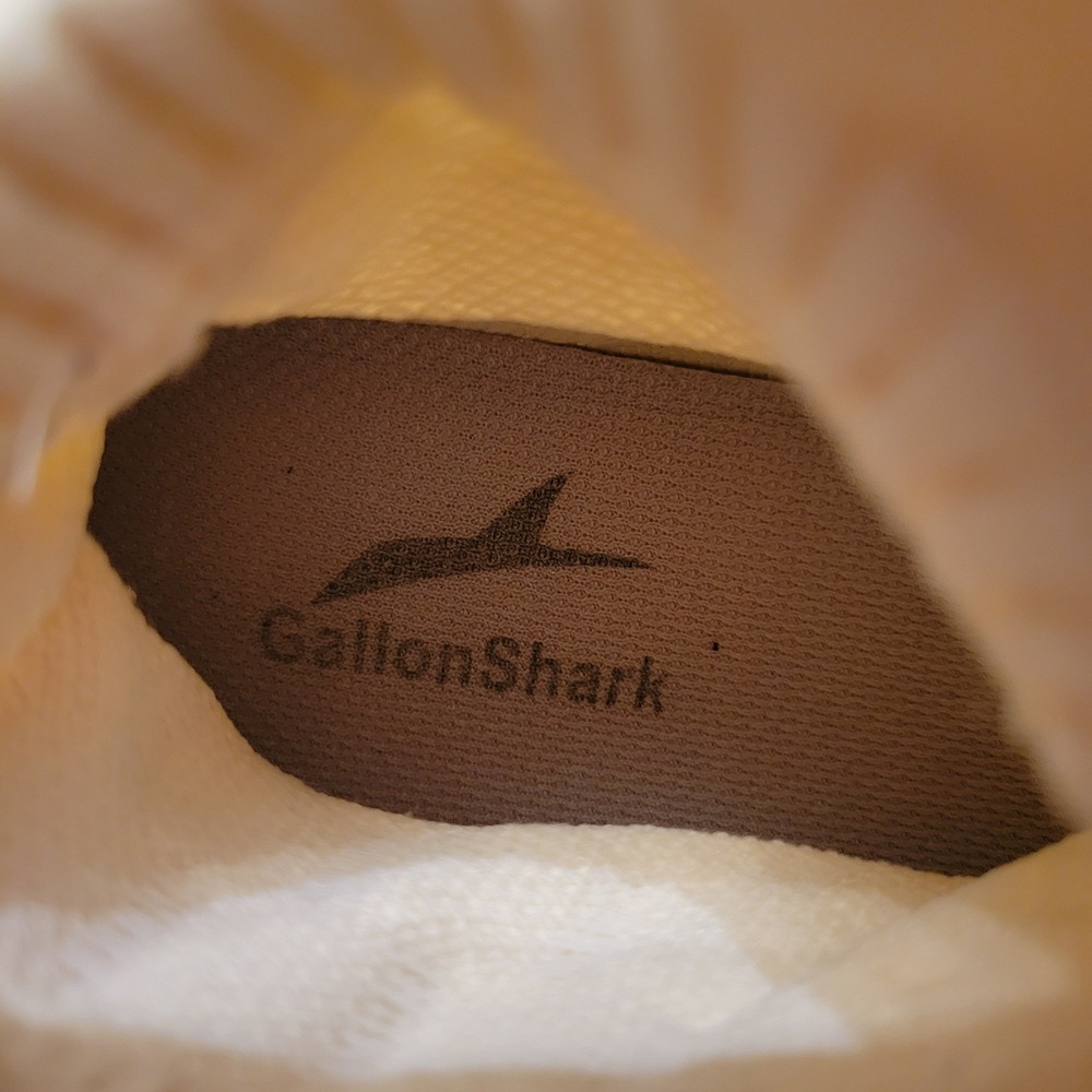Gallon Shark 42/43 Sock Sneakers Cream Textured Sole Barefoot Outdoor Shoes - Picture 8 of 8